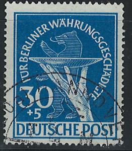 Germany Berlin Scott B3 Postally Used!