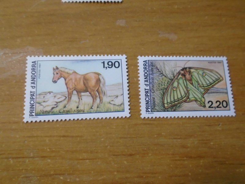 Andorra  French  #  355-56   MNH