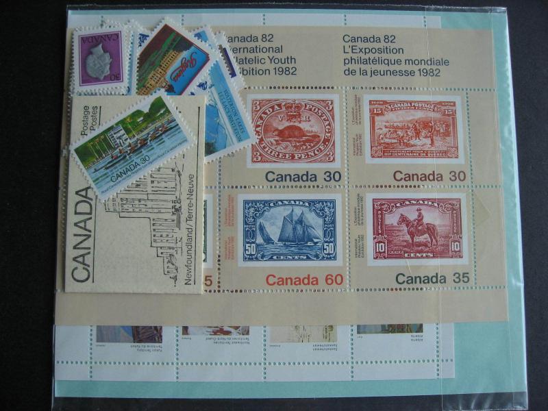 Canada 1982 MNH year set (still sealed from an annual collection,no book though)