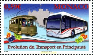 318864 MNH MONACO 2014 EVOLUCION DEL TRANSPORTE