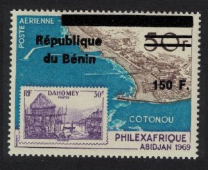 Benin 'PhilexAfrique' Ovpt 150F 1996 MNH MI#739