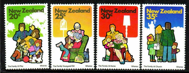 New Zealand SC#726-729 Family (1981) MNH