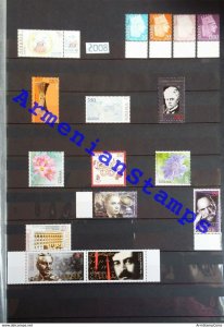 Armenia MNH** 2008 Complete Full Year Set 16 Stamps Mi 635-650 Scott 776-789, B1