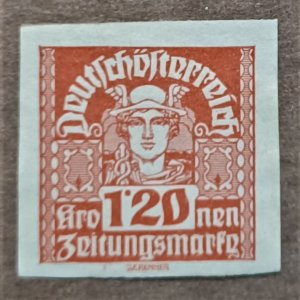 Austria #P45 1.20k Mercury MNG (1921)