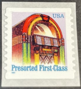U.S.# 2912B-MINT/NEVER HINGED--COIL-SINGLE--PRE-SORT-FIRST CLASS--1997