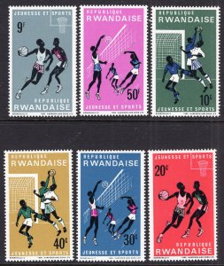 Rwanda 164-169 Sports MNH VF