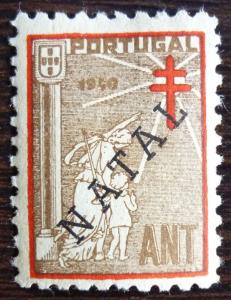 PORTUGAL - TBC - TUBERCULOSIS STAMP! natal ship boat child red cross J40