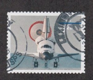 United States # 3261, Space Shuttle Landing, used, 1/2 Cat