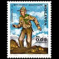 BOLIVIA 1970 - Scott# 526 Boy Scout 5c NH