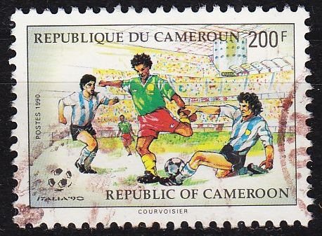 KAMERUN CAMEROON [1990] MiNr 1160 ( O/used ) Fussball