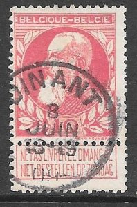 Belgium 85: 10c Leopold II, used, F-VF