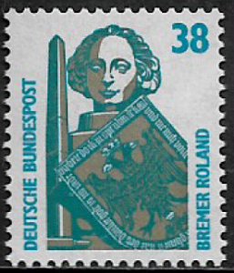 Germany #1520 MNH Stamp - Statue of Roland