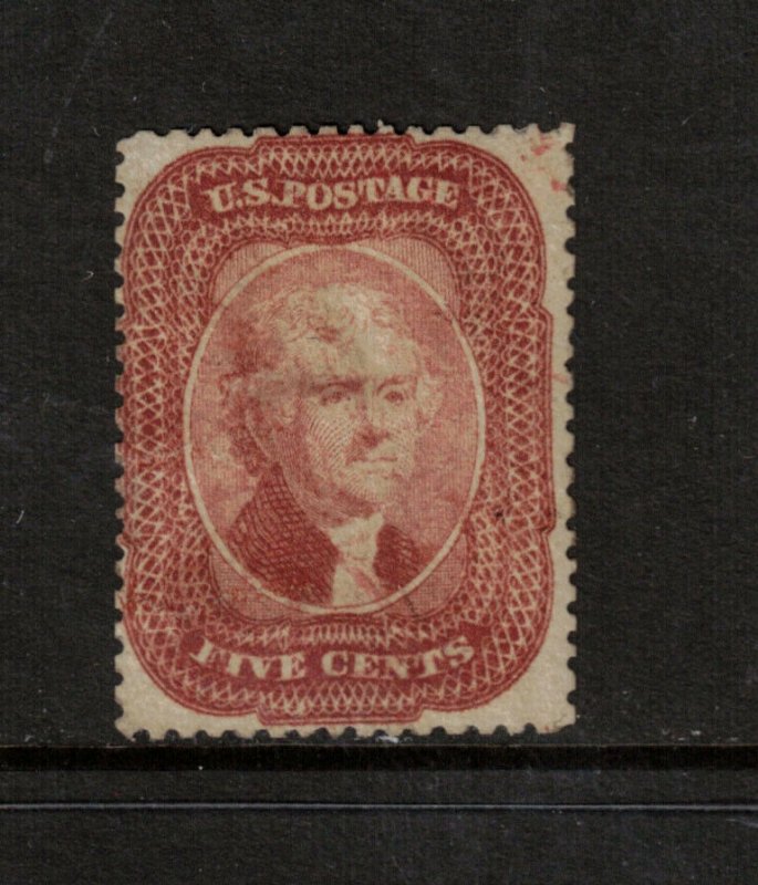 USA #27 Used Fine Faintly Cancelled Appears Unused