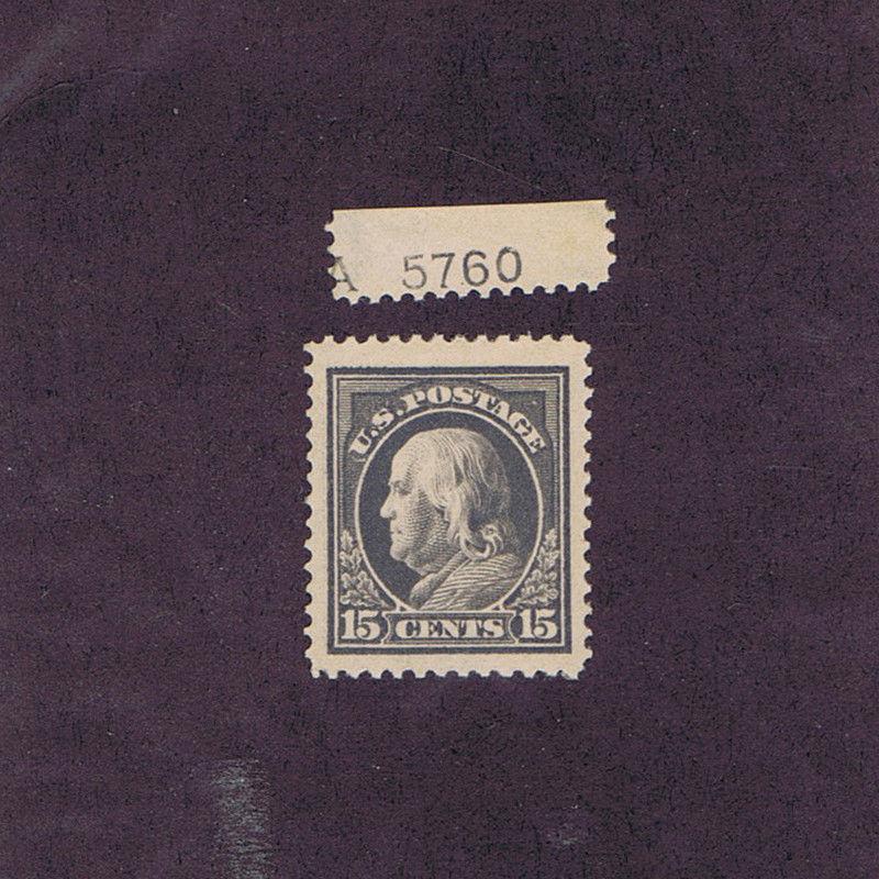 SC# 418 OG MNH 15c FRANKLIN, JUMBO, PSAG CERT GRADED 85J  