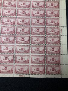 US #649 Wright Airplane 2 Cent sheet of 50, - VF / MNH