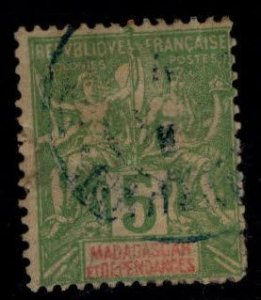 Madagascar Scott 32 Used Navigation and Commerce stamp