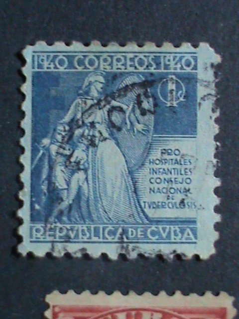 ​CUBA-1951 10 OVER 70 YEARS OLD CUBA FAMOUS USED STAMPS-SET-VERY FINE