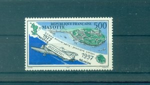 Mayotte - Sc# C2. 1997 Mayotte to Reunion 20th Ann 1st Flight. MNH $3.00.