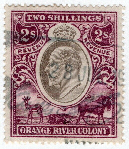 (I.B) Orange River Colony Revenue : Duty Stamp 2/-