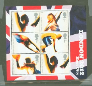 Great Britain #2301  Souvenir Sheet (Olympics)