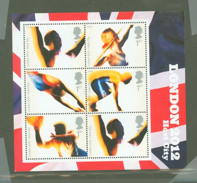 Great Britain #2301  Souvenir Sheet (Olympics)