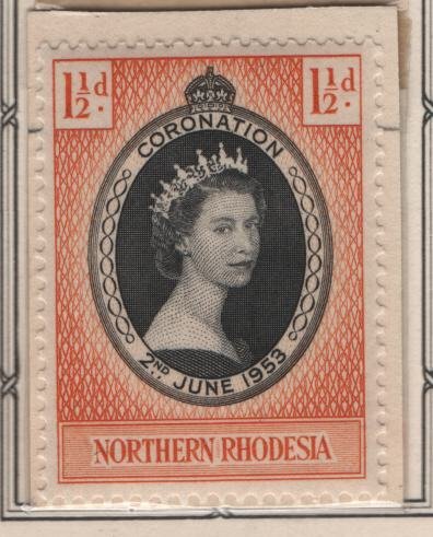 NORTHERN RHODESIA, 60, MNH, 1953, Coronation Issue