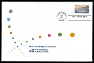 Scott 4551 Forever Container Ship First Day Cover with Ceremony Program Insert