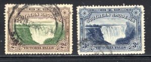 Southern Rhodesia #31-32 Used,  VF,   CV 3.75  ...   5890026