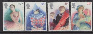 GREAT BRITAIN  987-990  MNH  SET