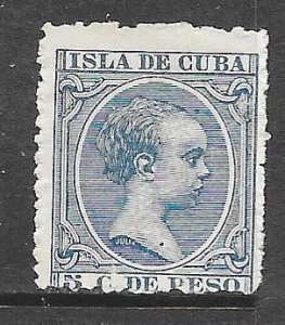 Cuba 146: 5c King Alfonso XIII, unused, NG, AVG