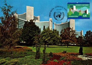 UN Vienna 3 U/A FDC Maxi Card