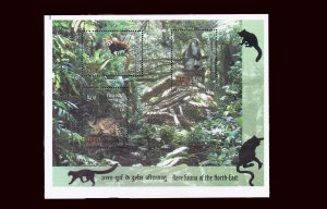 INDIA 2009 RARE FAUNA OF THE NORTH - EAST M/S MNH