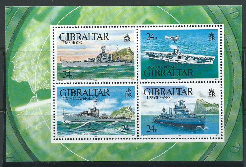 Gibraltar SG MS 694 Mint Unhinged - MUH