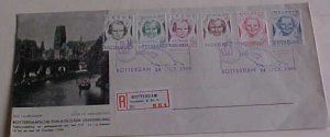 NETHERLANDS FDC1946 OCT 24 PRE GOVT. CACHET SCARCE