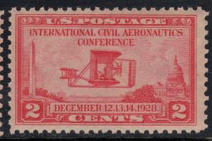 U.S. Scott #649 2-Cent Airplane Stamp - Mint NH Single
