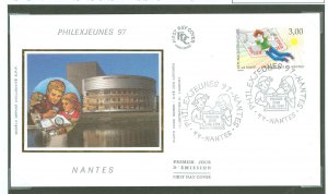 France 2574 1997 Philexjeunes '97-Nantes Stamp-on-stamp-youth