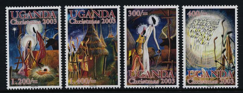 Uganda 1833-7 MNH Christmas, Holy Family