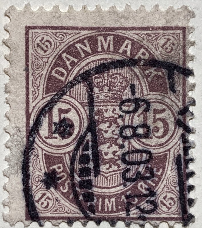 AlexStamps DENMARK #54 FVF Used 