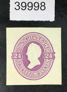 US STAMPS # U201 CUT SQUARES POSTAL STATIONERY UNUSED NO GUM $175 LOT #39998