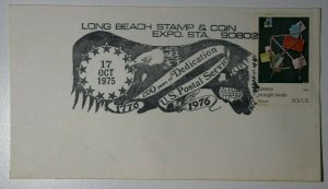 Long Beach Stamp & Coin Expo Sta 200 Years US Postal Service Philatelic Cachet