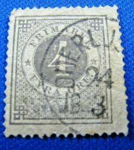 SWEDEN  1876  -  SCOTT # 18    USED     (LL)