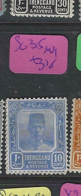 MALAYA TRENGGANU (P1802B)  SULTAN   10C  SG 35   MOG