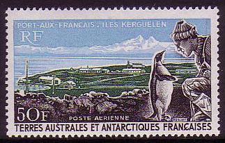 FSAT TAAF Port-aux-Francais and Penguins 1 v SG#46 MI#40 CV?140+