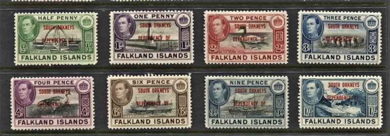STAMP STATION PERTH -Falkland Is.Dep.#5L1-5L8-MNH Full Set OG VF South Shetlands