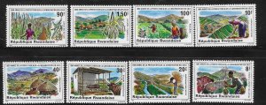 Rwanda 1980 Soil Conservation Year Sc 1001-1008 MNH A1414