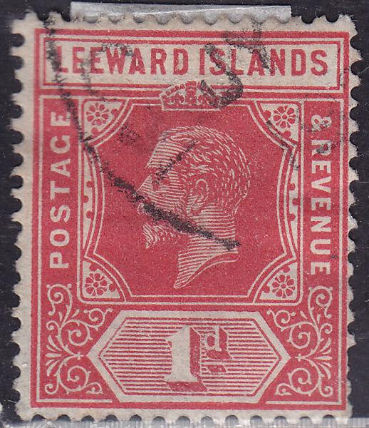 Leeward Islands 48 USED 1912 King George V