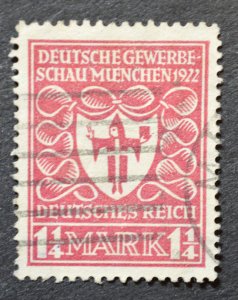 Germany Sc # 212, VF Used