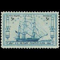 U.S.A. 1947 - Scott# 951 Frigate Constitution Set of 1 NH