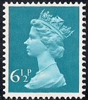 Great Britain #631A 6 1/2P Queen Elizabeth 2,Mint OG NH F-VF