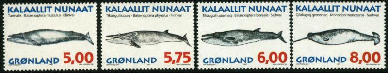 Greenland 319-22 MNH - Whales